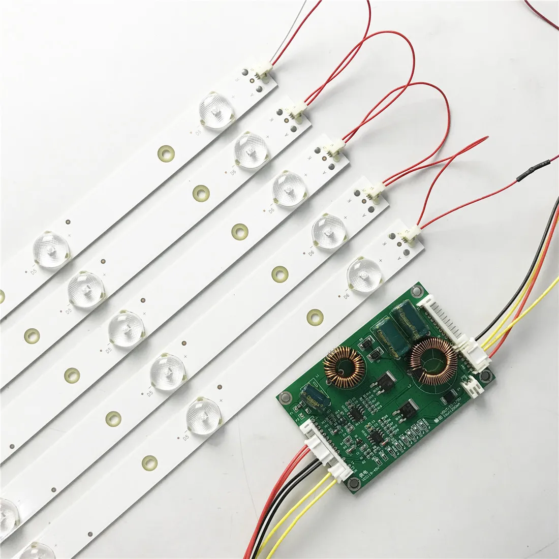 Led Backlight Strip Kit para tv Lcd Lâmpadas Lens Board Filter 12v Input Atualização Ccfl Billboard 528 Milímetros 42 43 46 47 48 10 Peças - Imagem 4