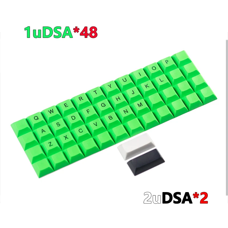 Keycap para Teclado Mecânico Pbt Keycaps Low Profile Key Cap Multi Cores 1u Dsa 48 Pcs Set - Imagem 4