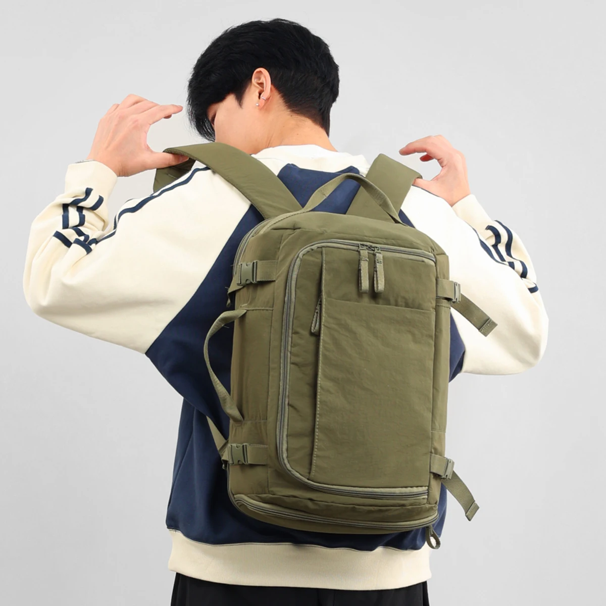 Large-Capacity Ultra-Light Oxford Cloth Backpack, Multi-Functional Business Travel Backpack, Oxford Cloth Large-Capacity Computer Backpack, Outdoor Camping