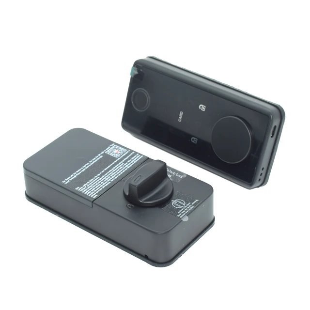 TTLock APP Smart Fingerprint Password Card US Deadbolt Automatic Latch Motor Lock 4
