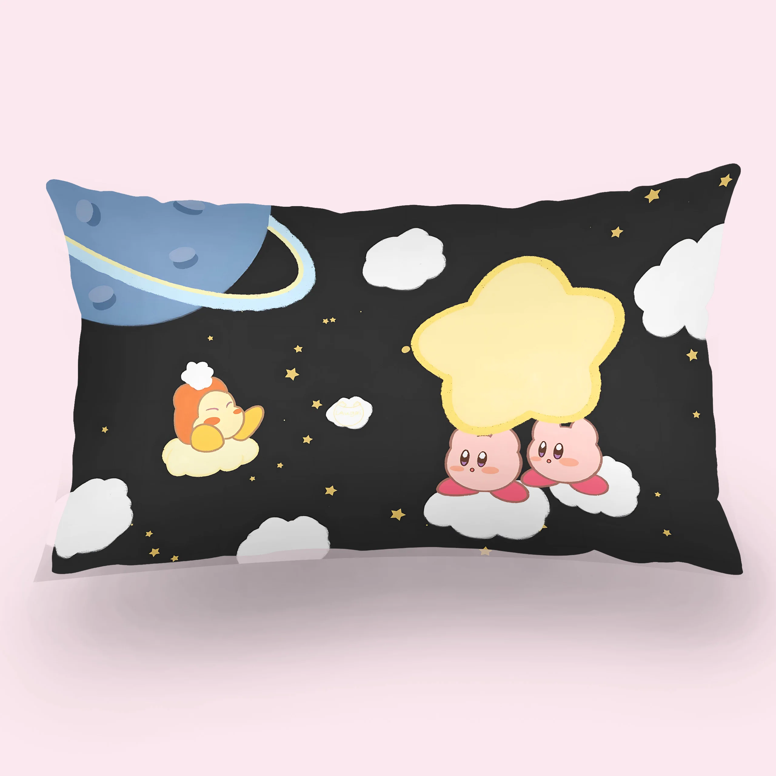 Hot Lovely K-Kirbies Double-sided Printing Rectangle Pillow Case Bedside Pillowcase Sofa Cushion Cover Room Home Decoration