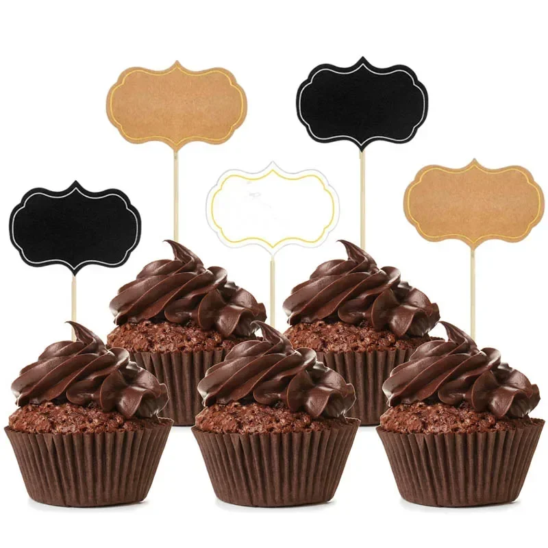 Stuzzicadenti Decorativi Per Food - 50 Pezzi Con Etichette | Per Buffet, Feste, Matrimoni, Cupcake