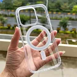 Clear Magnetic Wireless Charging Phone Case with Anti - Drop Protection - iPhone X (Clear)