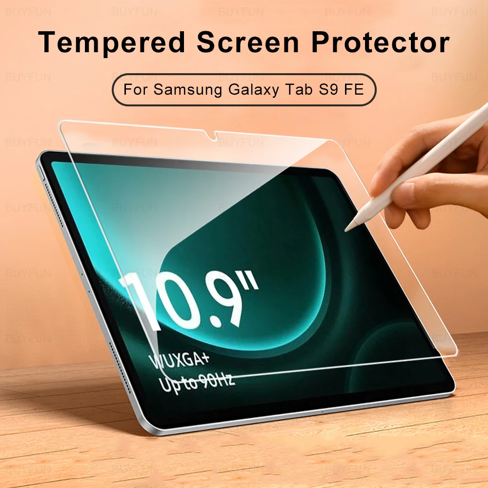 

Screen Protector For Samsung Galaxy Tab S9 FE 10.9 inch Tablet Tempered Glass Film Samsang TabS9 FE+ A9+ A9 Plus TabA9 2023 Glas