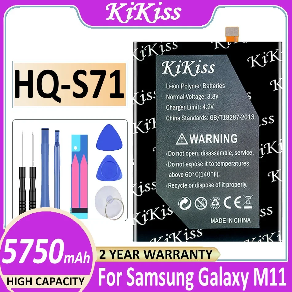 

Высококачественный запасной аккумулятор KiKiss для Samsung Galaxy M11 M 11, 5750 мАч