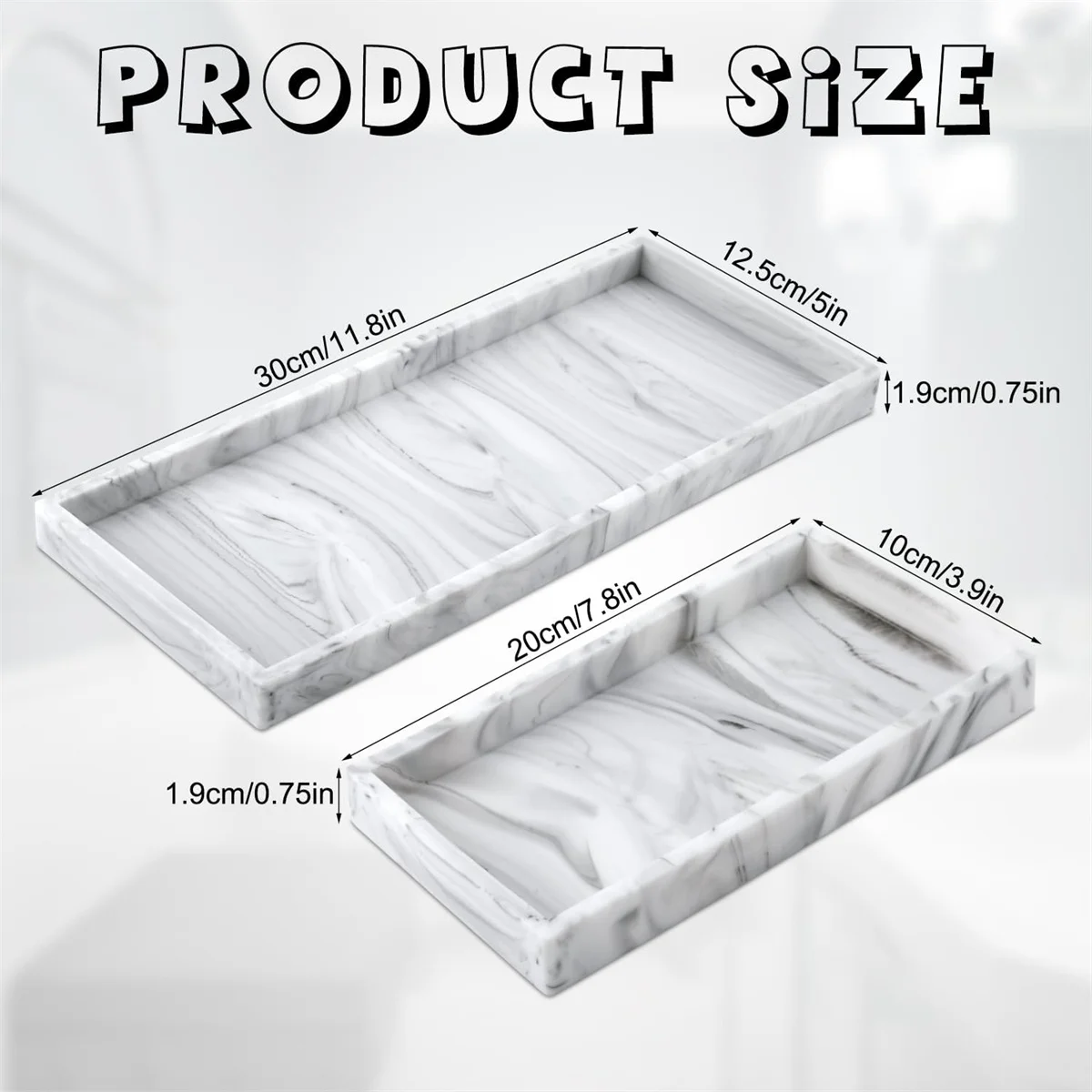 1 pcs bathroom tray soft silicone jewelry tray vanity decoration bathroom tray storage for countertops kitchen countertops