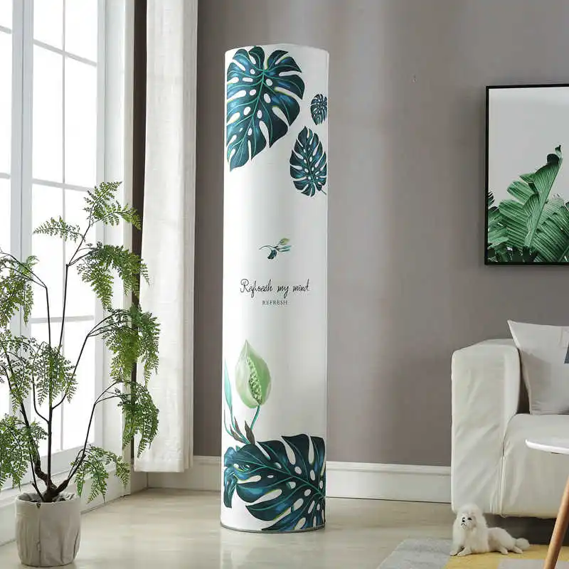 Round Standing Air Conditioner Cover Cleaning Dust Washing Cover Waterproof Protect air conditioning cover