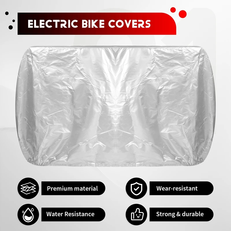 Waterproof Bike Cover Heavy Duty XL Bicycle Covers UV Rain Snow Dust For Mountain Road Electric Bike Outdoor Storage