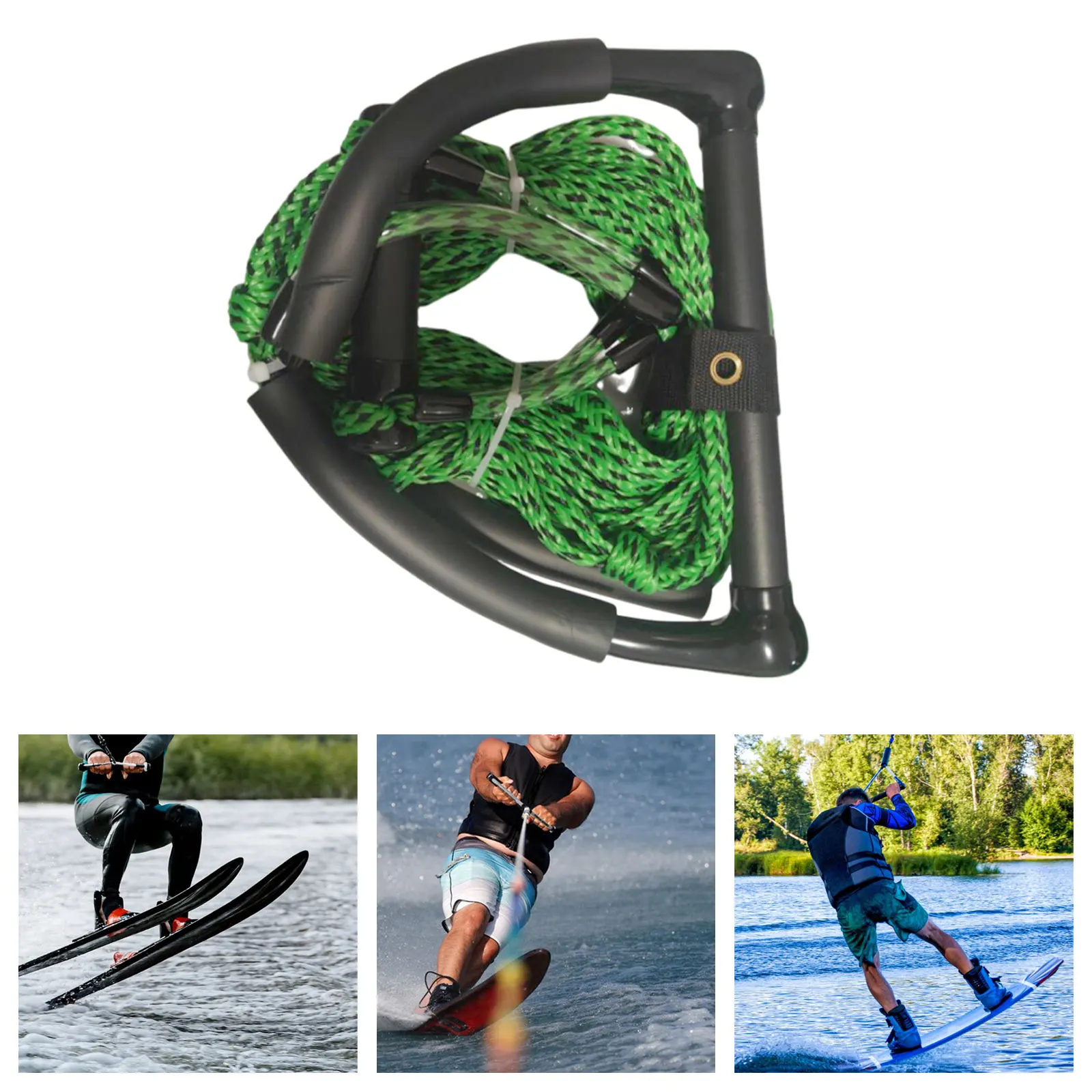 Water Ski Rope Portable Wake Surfing Rope Wakeboard Tow Rope for Kneeboard Surfing Water Sports 6