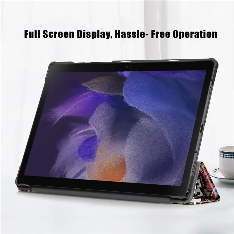 Case For Samsung Galaxy Tab A8 Tablet Adjustable Folding Smart Cover for Samsung Galaxy Tab A8 10.5 SM-X200 SM-X205 funda