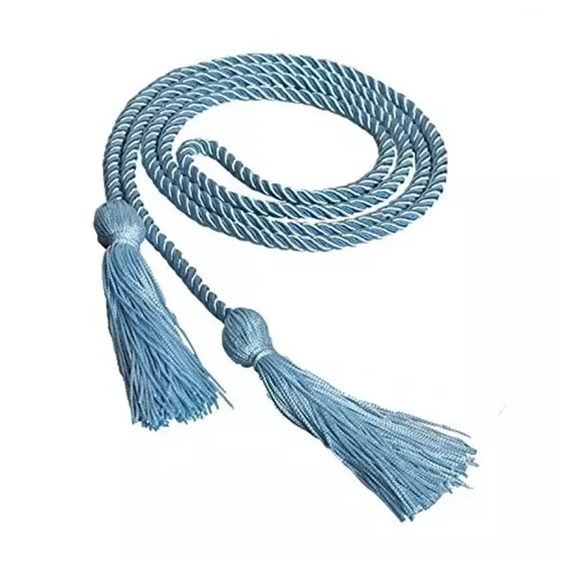 Graduation Honor Cords with Tassels Polyester Yarn Cord for Bachelor Gown Graduation Students Drawstring Rope