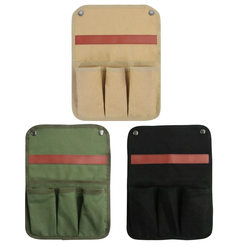

Armchair Armrest with 4 Pocket Storage for Camping 3 Colors