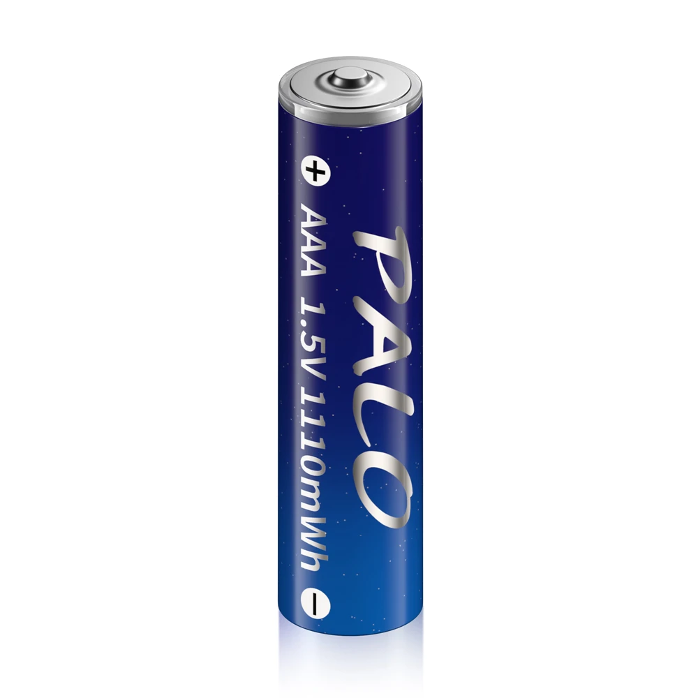PALO-pilas recargables de iones de litio, pilas AA de 1,5 V, AAA, 1110mWh +  1,5 v, AA, 3600mWh, con Cable USB
