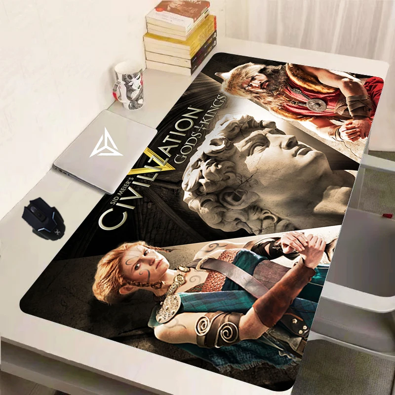 

Civilized game mouse pad animation table pad mouse pad Xxl desktop accessories extended game office pad computer game machine Pc