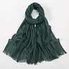 Soft Bamboo Cotton Scarf Women Girls Students Summer New Solid Color Scarves Lady Viscose Shawl Spring Female Wrap Shawls 6