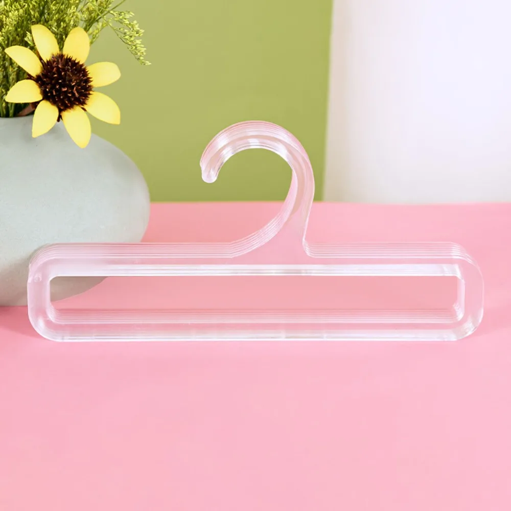 

Plastic Scarf Hanger Practical Transparent Small Towel Hanger Tie Hanger
