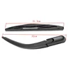 12" Rear Windscreen Wiper Arm Blade Set Kit For Peugeot 107 Toyota Aygo Citroen C1 85241-0H010 Back Wiper Blade Arm 4