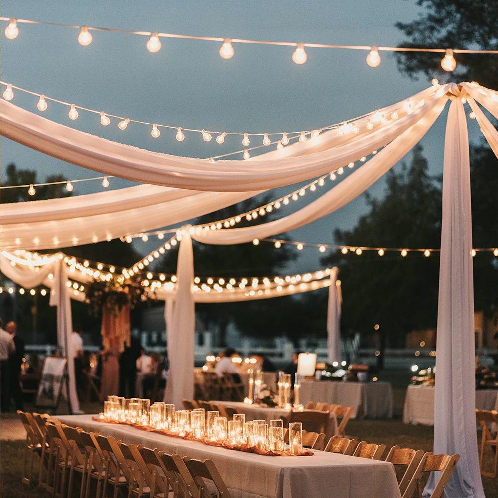 Enchanting White LED Fairy String Lights - 30M Outdoor & Indoor Decorative Lighting