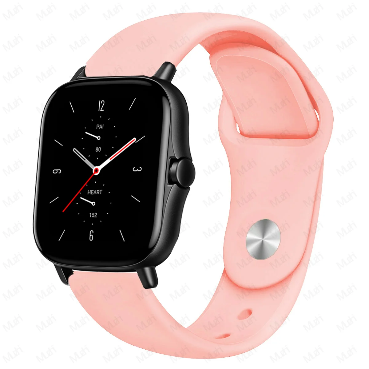 Versatile Silicone Sport Wristband - 20mm/22mm Adjustable Strap