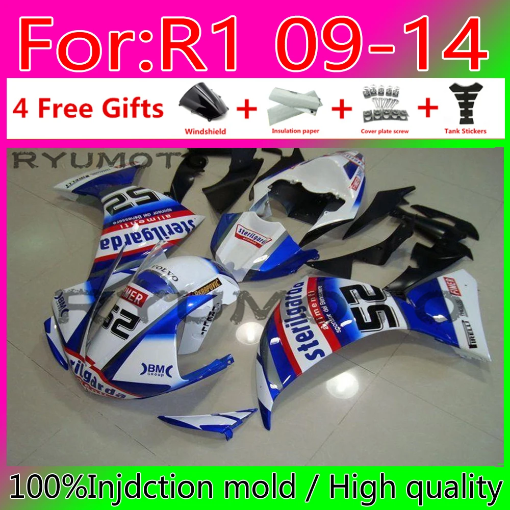 

Injection mold New Whole Fairings Kit Fit for YAMAHA YZF-R1 2012 2013 2014 R1 09 10 11 12 13 14 Bodywork set fairing