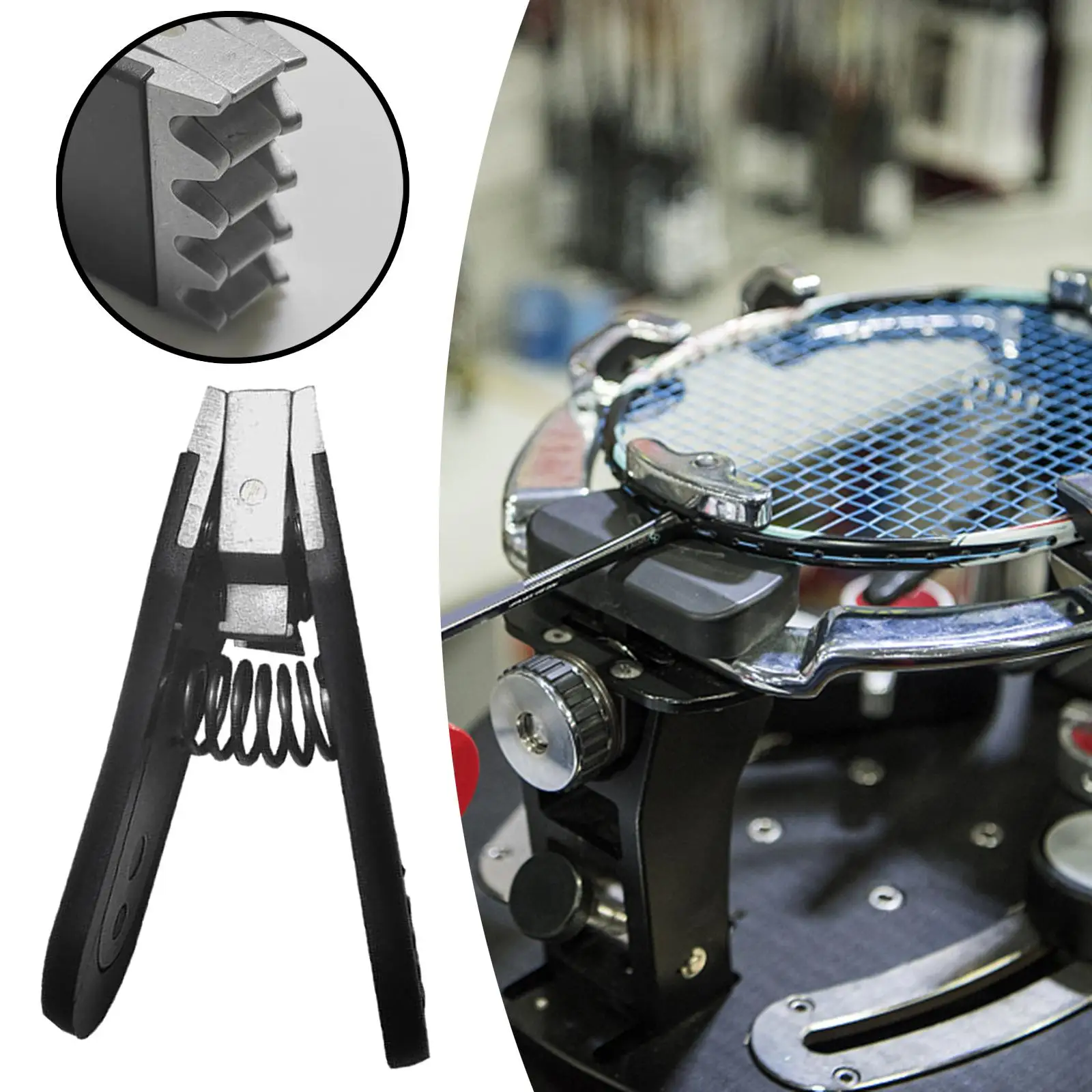 Badminton Tool for Racket Accessories And Supplies , Black, 8.5cmx4.5cmx2cm