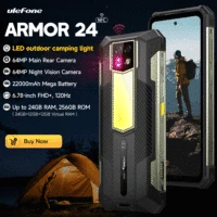Ulefone Armor 24 22000mAh Battery,Rugged IP68/IP69K，Android 14,Up to 24GB RAM,256GB ROM ,64MP Night Camera , 6.78" 1