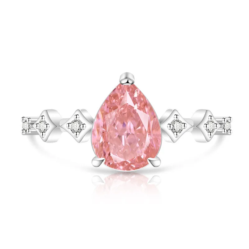 Elegant Adjustable 925 Silver Gemstone Ring for Women – Perfect for Any Occasion