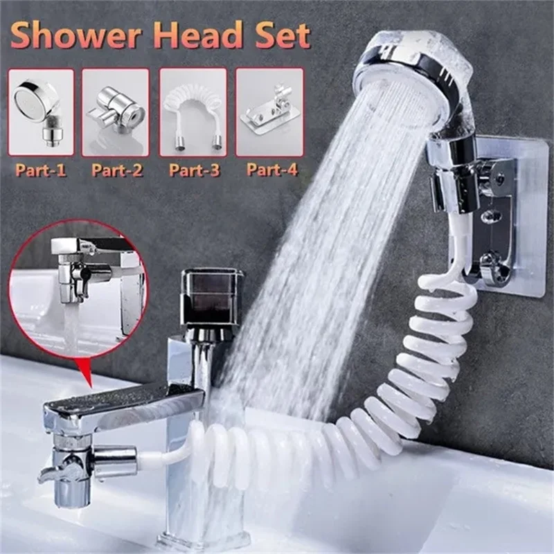 Bathroom-Shower-Head-Set-Water-Saving-High-Pressurized-Hand-Hold-Shower-Head-Bathroom-Spray-Hose ...