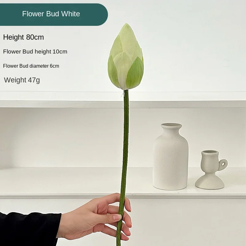Artificial Lotus Canopy with PU Lotus Leaves for Home Decoration and Photography Props, 85cm