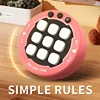 Electronic Mini Tic Tac Toe Game Console Kids Educational Interactive Toys Handheld Strategy Thinking Machine with Sound Light 5