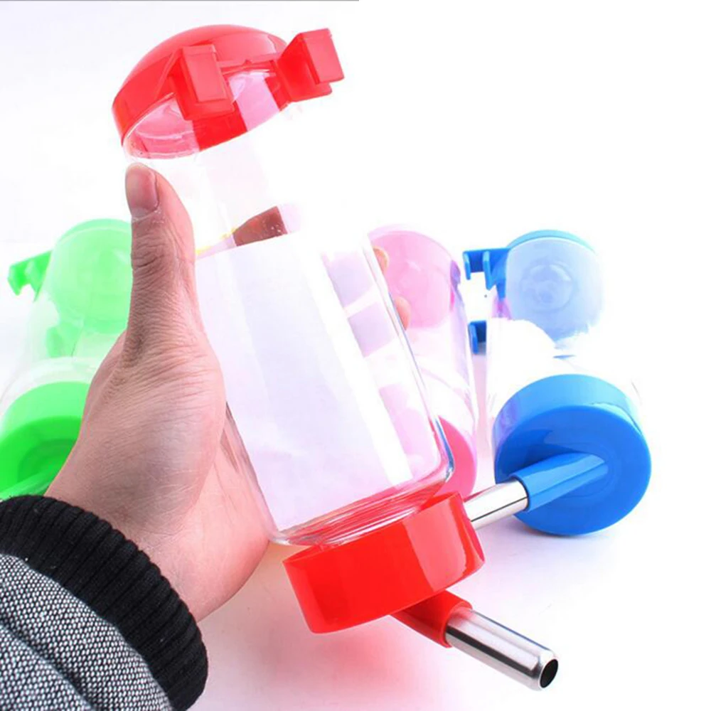 80ml/125ml/250ml Pets Hamster Water Drinking Bottle Plastic Golden Hamster Rabbit Small Pet Dispenser Cage Hangable Water Bottle hamster water feeder,small animal water bottle,pet drinking bottle,rabbit drinking bottle
