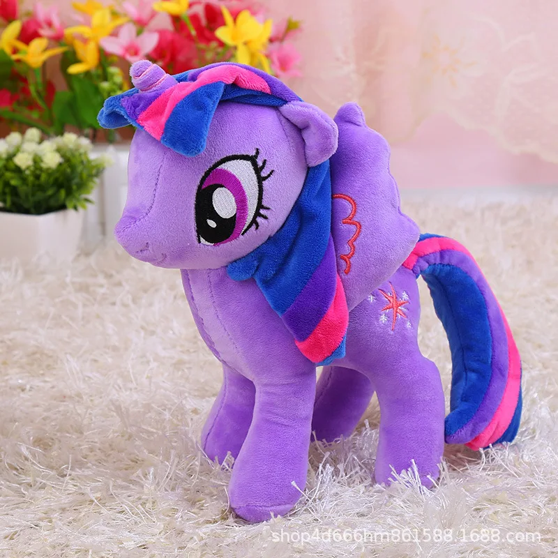 

Rainbow Horse Unicorn Doll Children Stuffed Plush Toy Birthday Gift