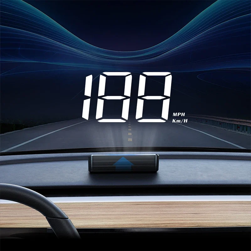 Description Picture 5 of itemIconic Brand Car Head Up HD Electronics Accessories Display  GPS Speedometer Speed KMH Digital HUD Windshield Projector New Style