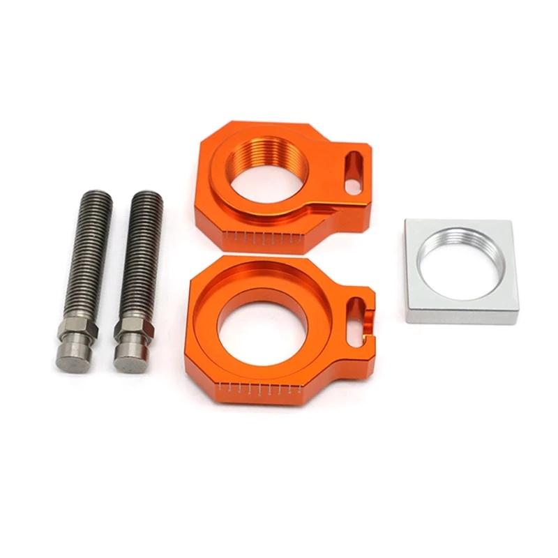 

Upgraded Block Chain Adjuster Motorcycles Rear Block Chain Adjuster Easy Installation for 125-450SX/SXF/XCF