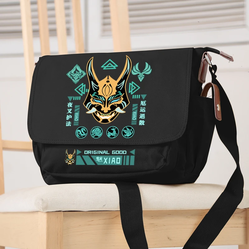 

Game Genshin Impact Kaedehara Kazuha Shoulder Bags Fashion Birthday Gifts Cosplay Cartoon Unisex Students Xiao Nahida School Bag