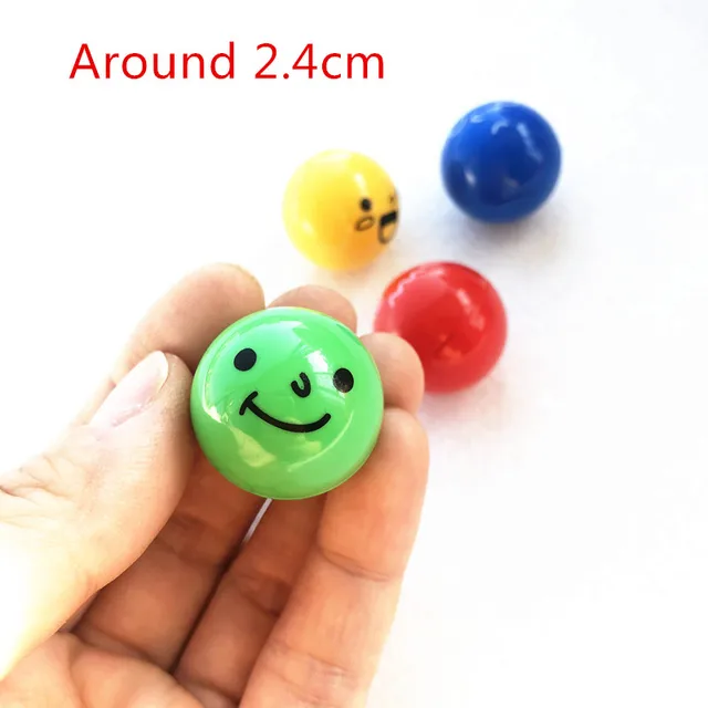 10PCS Marble Run Face Rolling Balls with Safe Gap 2.4CM Big Building Blocks Parts Compatible Large Slide Track Bricks Toys 2