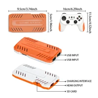 Nouvelle console de jeu vidéo 4K X10 PRO 128 Go 2026 avec jeux 3D intégrés, 50K jeux, plus de 40 émulateurs, jeux rétro et deux manettes 2.4G 6