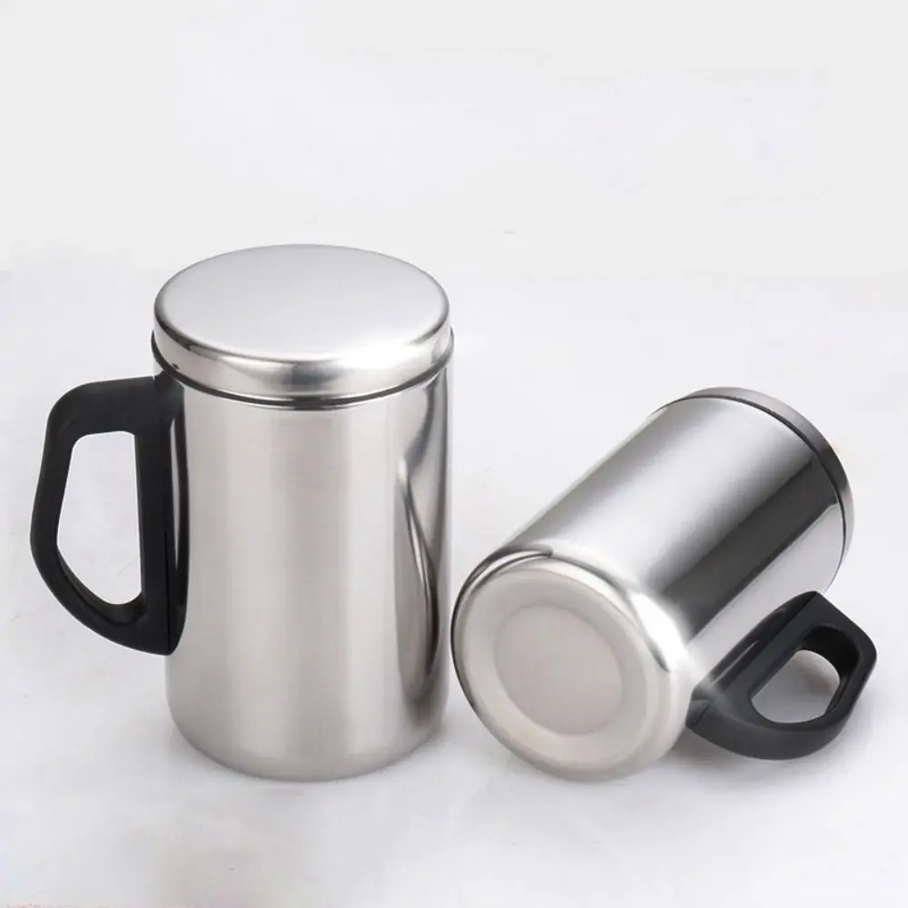 350/500ml Thermal Travel Insulated Cup Water Bottle Tea Coffee Cup Mug With Lid