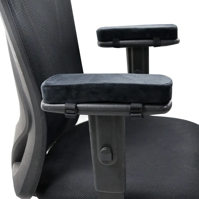 1 Pair Office Chair Arm Rest Pads Covers Ergonomic Memory Foam Elbow Pillows DN 