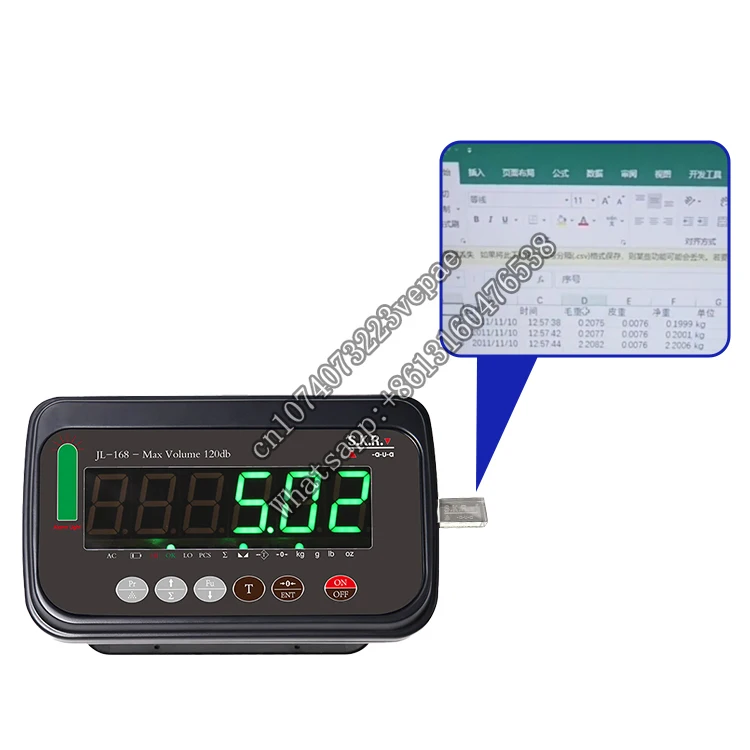 

SAKURA JL168E indicador para bscula electrnica weighing platform weighing indicator with u disk