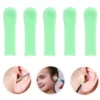 Ear Spoon Sleeves Ear Wax Removal Tips Silicone Ear Wax Picker Cover Ear Scoops Ear Spoon Protector Ear Cleaning Tools Blue 2