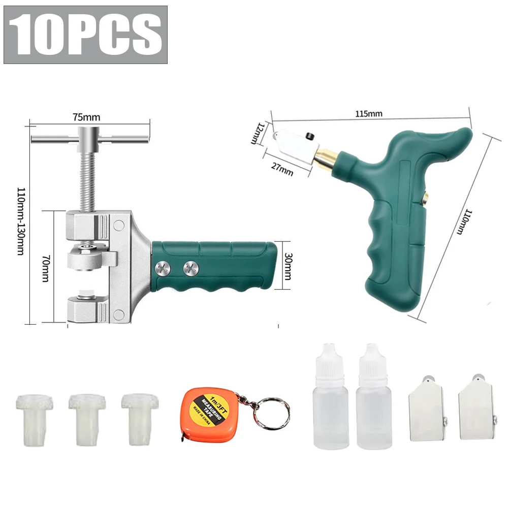 مجموعة أدوات قطع البلاط الزجاجي والسيراميك، بما في...