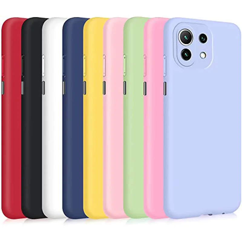 Premium Liquid Silicone Shockproof Phone Case - Soft Protective Cover