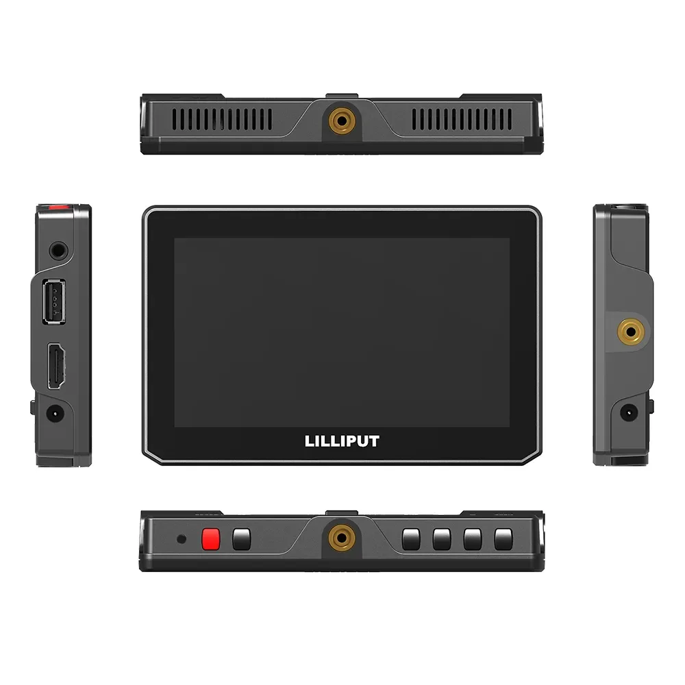 5-дюймовый полевой монитор LILLIPUT T5 для цифровой зеркальной камеры Waveform 3D LUT HDR сенсорный экран IPS FHD 4K HDMI-совместимый 60 Гц для видеокамеры (art.: 3920c38102bbf) - 3920c38102bbf