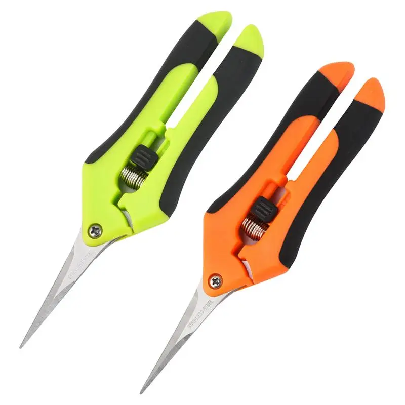 

Stainless Steel Garden Pruners Unique Lock Design Pruning Shear Garden Tools Labor Saving Scissors Safety Sharp Branch Pruners