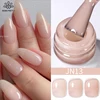 BORN PRETTY Jelly Nude Gel Nail Polish 10ml Light Pink Peach Translucent Color UV Light Cure Gel Varnish Nail Art DIY at Home 1
