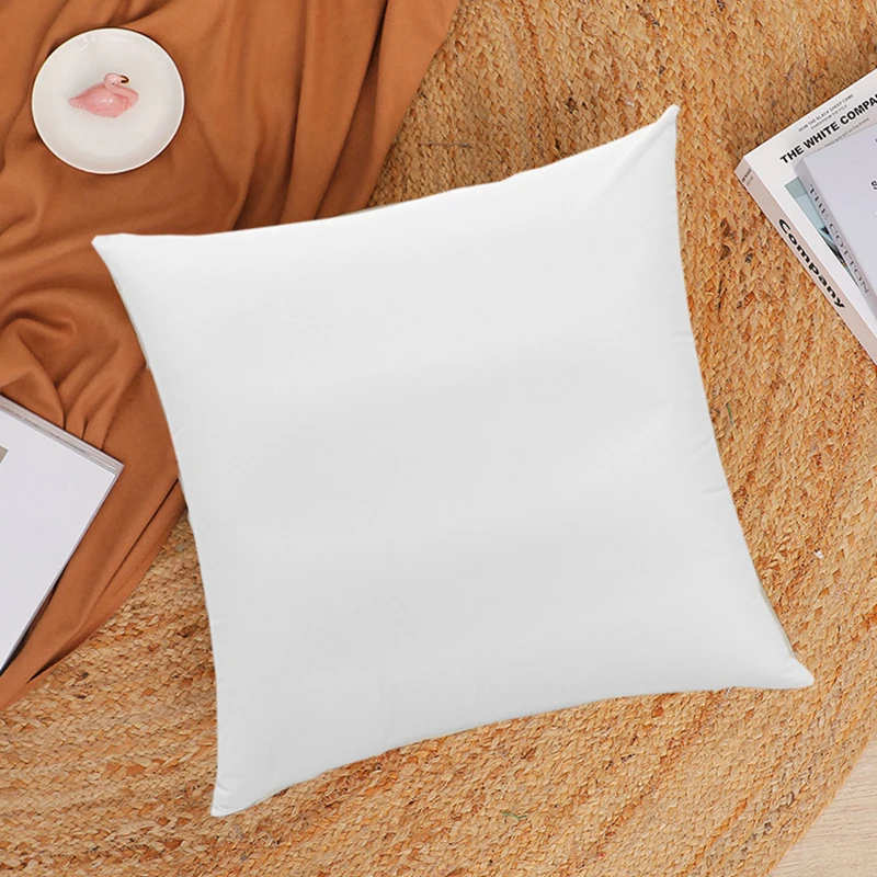 1PC Standard Pillow Cushion Core Inflatable Cushion Core Inner PP Soft Throw Seat Pillows interior Car Home Decor White 45X45cm