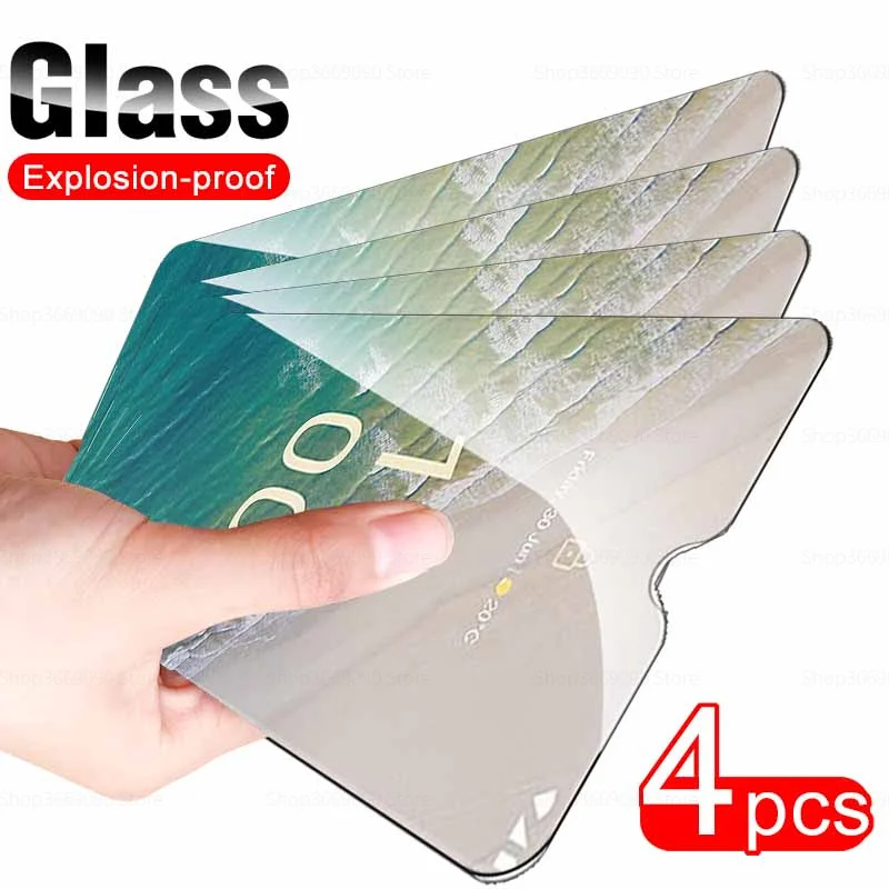 Per Nokia C21 Plus Glass 4Pcs Hd Vetro Protettivo Per Nokia C32 C31 C22 C300 C12 Touch Display Screen Protector Film Gurad Glass