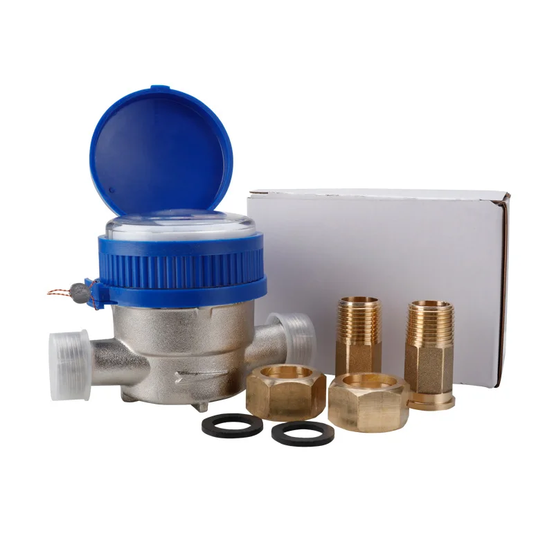 Smart Water Meter Household Mechanical Rotor Type Cold Water Meter High Precision Pointer Digital Display Combined