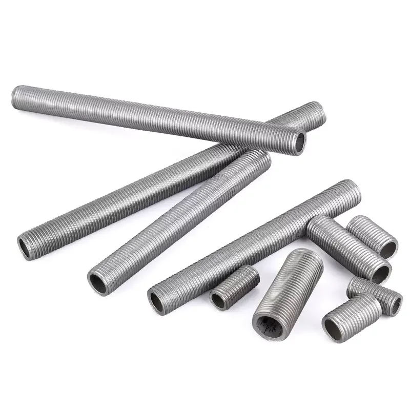 M8x1.0mm pitch screw full thread tube bolt nail 304 stainless steel hollow screws bolts nails 10mm 12mm 15mm 16mm 20mm 25-600mm